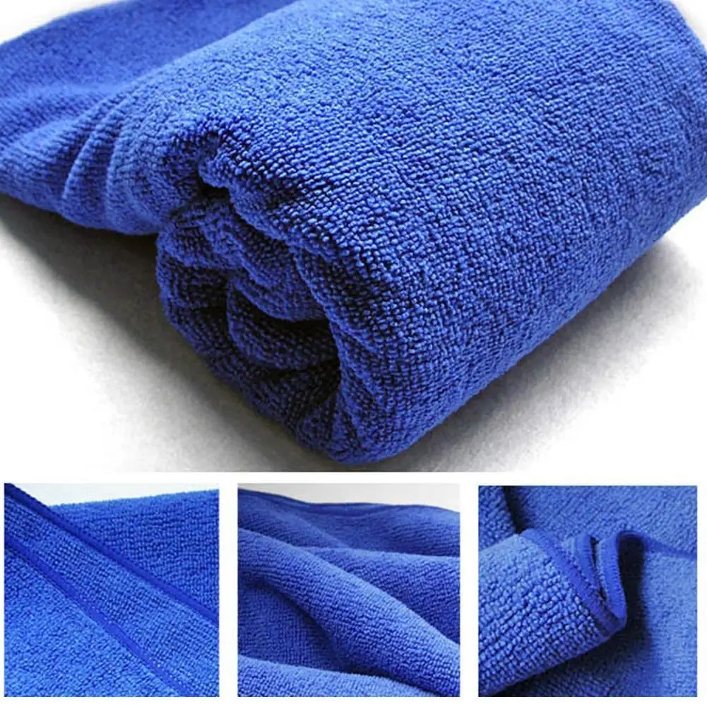 

Темно-синее полотенце для мытья автомобиля, полотенце для сухого тела, ультратонкое волокно, многофункциональное полотенце для мытья автом...