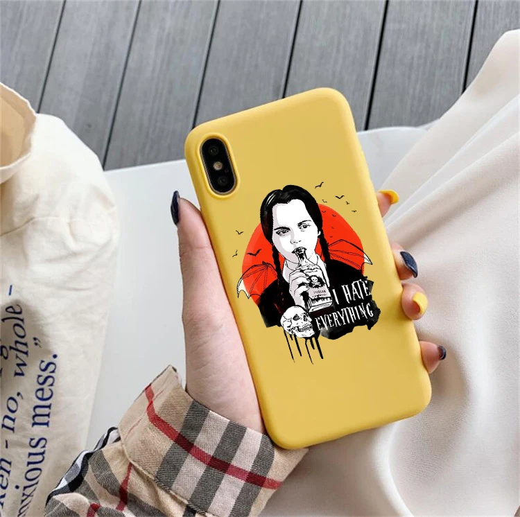 22923 Среда Addams семейный цветной Мягкий силиконовый чехол для телефона iphone 6/6s, 6 Plus/6s Plus, 7/8, 7 Plus/8 Plus, X, XS, XR, XSMax - Цвет: 22923