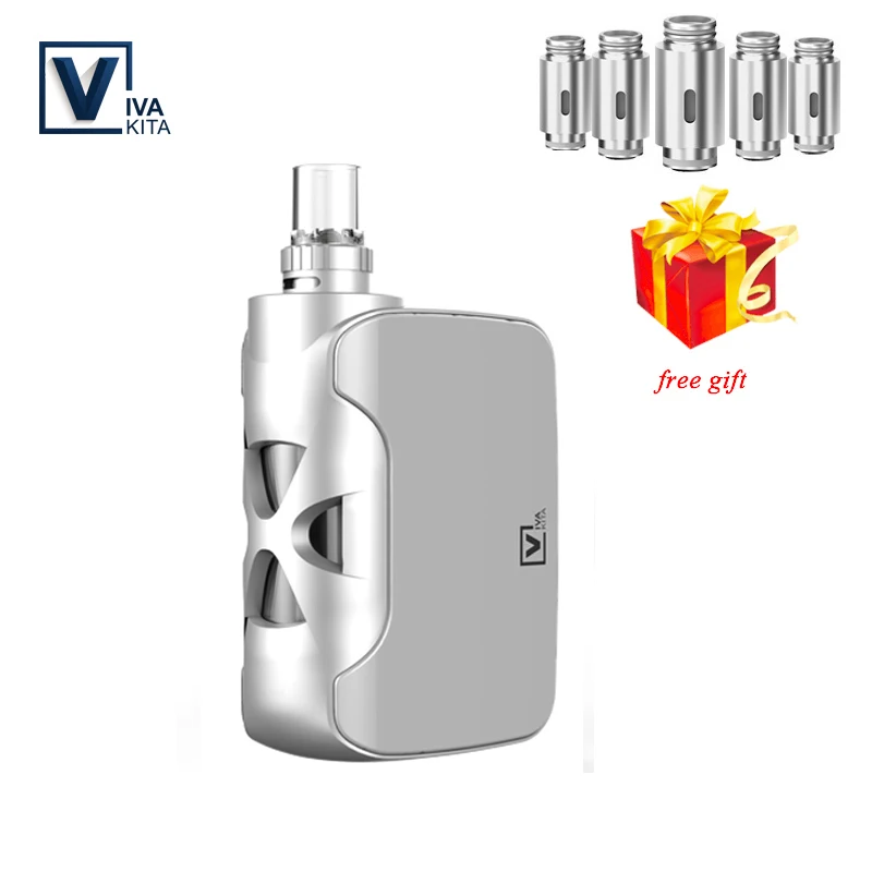 Электронная сигарета фьюжн 1500 мАч электронная сигарета mini vape pen 2,0 мл vape комплект 0.25ohm испаритель электронная сигарета модный портативный испаритель коробка комплект - Цвет: Silver
