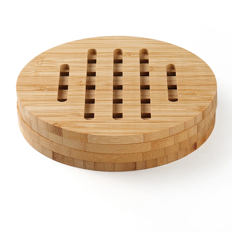 Подставка под домашний стол подставка напитки из натурального бамбука коврик