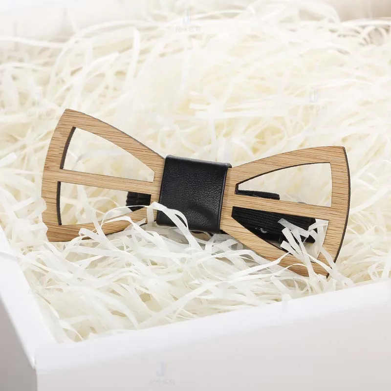 Wood Fashion Moustache Bow Tie Men Accessories Glassess tobacco pipe Bowtie Best Gifts For father wedding anniversary | Аксессуары для