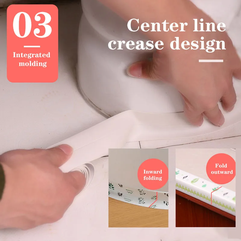 Уплотнительная лента 3 2 м x 38 мм для ванной комнаты душа раковины ванны белая ПВХ