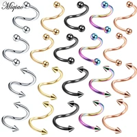 leosoxs 2 piece best selling european and american earrings hip hop body piercing lip ring eyebrow ring nail jewelry