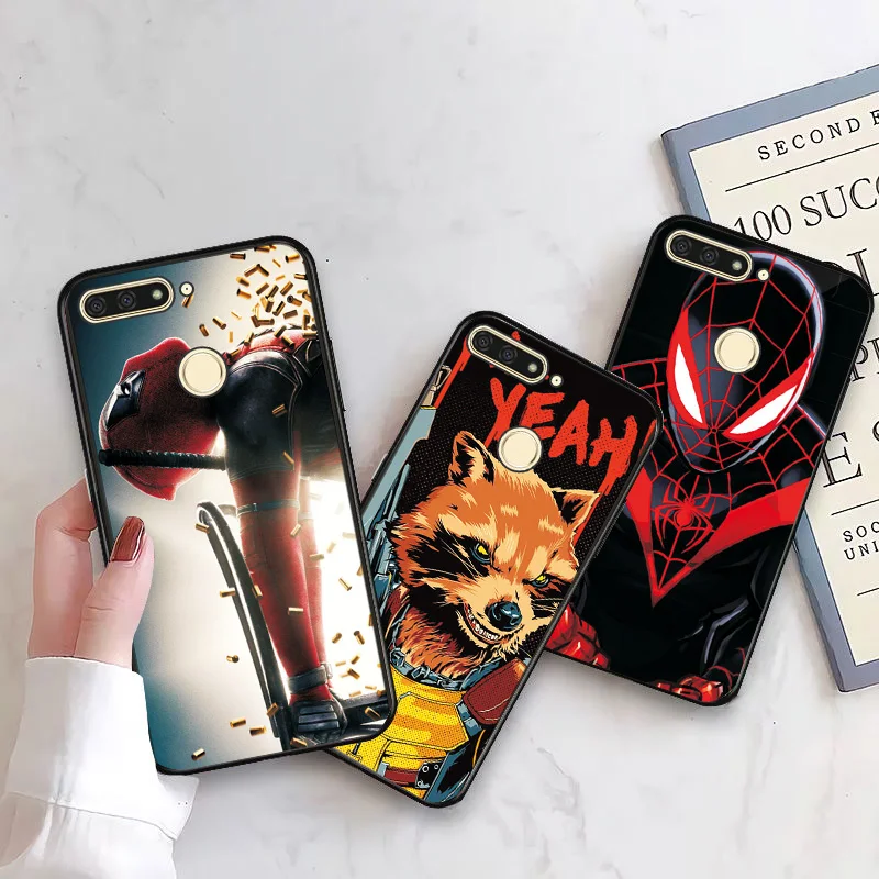 Для huawei P Smart Z Plus модный Venom ЧЕРНЫЙ чехол ТПУ для huawei Y9 Prime чехол для телефона Y5 Y6 Y7 Prime чехол s задняя крышка