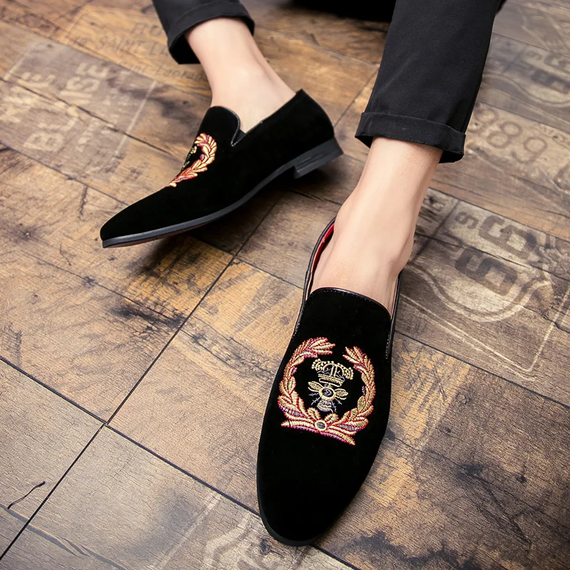 

Кожаные туфли Лоферы мужские туфли для вождения, трендовые легкие Роскошные слипоны, Модные мужские повседневные летние легкие Меховые Туф...