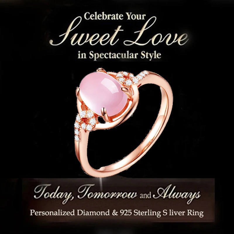 Four-Jaw Hibiscus Stone Powder Ring sen xi Grape Emerald Alive to Send His Girlfriend Gifts | Украшения и аксессуары