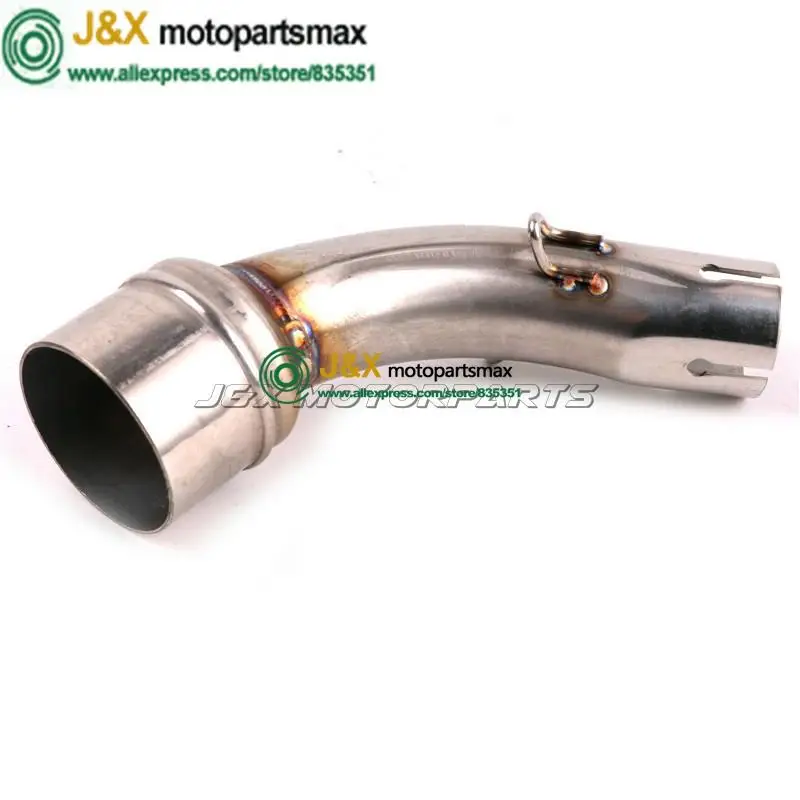 e-mark yzf-r3 Motorcycle Exhaust Full System Contact Middle Pipe + Muffler For Yamaha R3 2015-2019 Slip On | Автомобили и