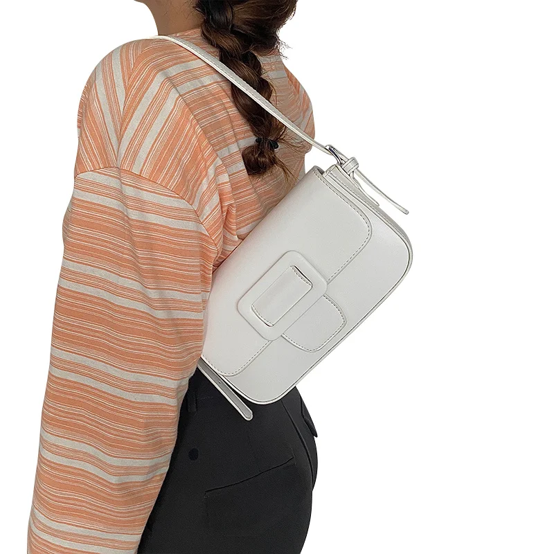 

Luzi 2021 Korean version new niche design trendy handbag armpit bag Single Shoulder Messenger Bag
