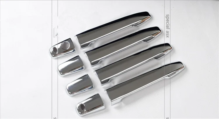 Новая ABS хромированная крышка дверной ручки с умным замочным отверстием для