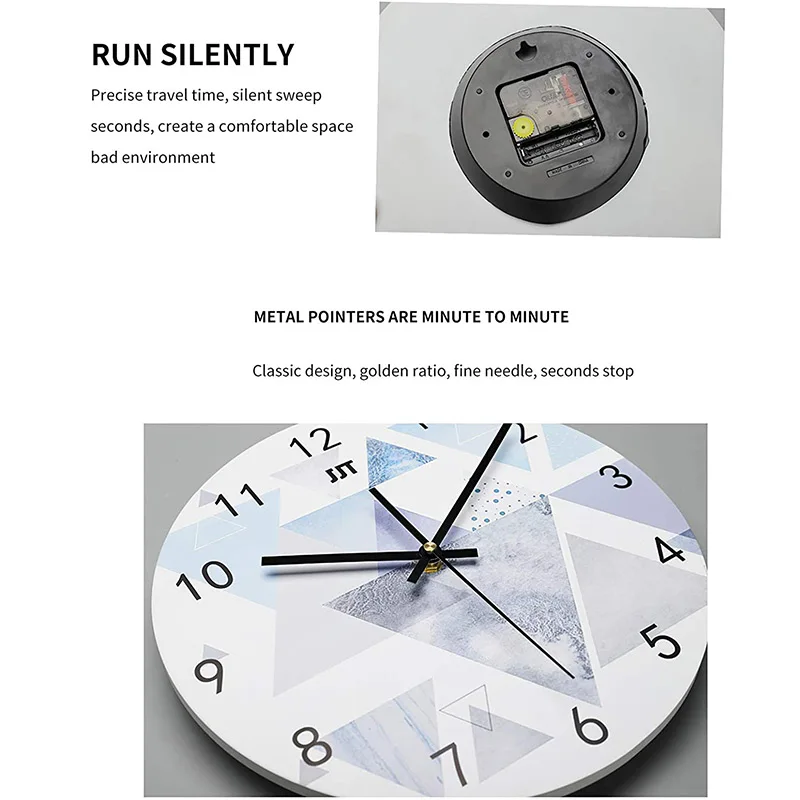 Настенные часы в китайском стиле деревянные креативные водонепроницаемые