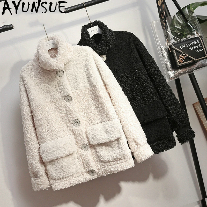 AYUNSUE обувь для поездок женские меховые пальто размера плюс Осенне-зимнее женская