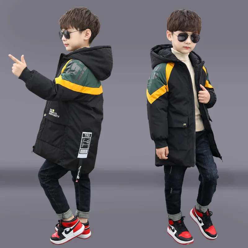 Хлопковая одежда для мальчиков коллекция 2019 года новый зимний детский длинный