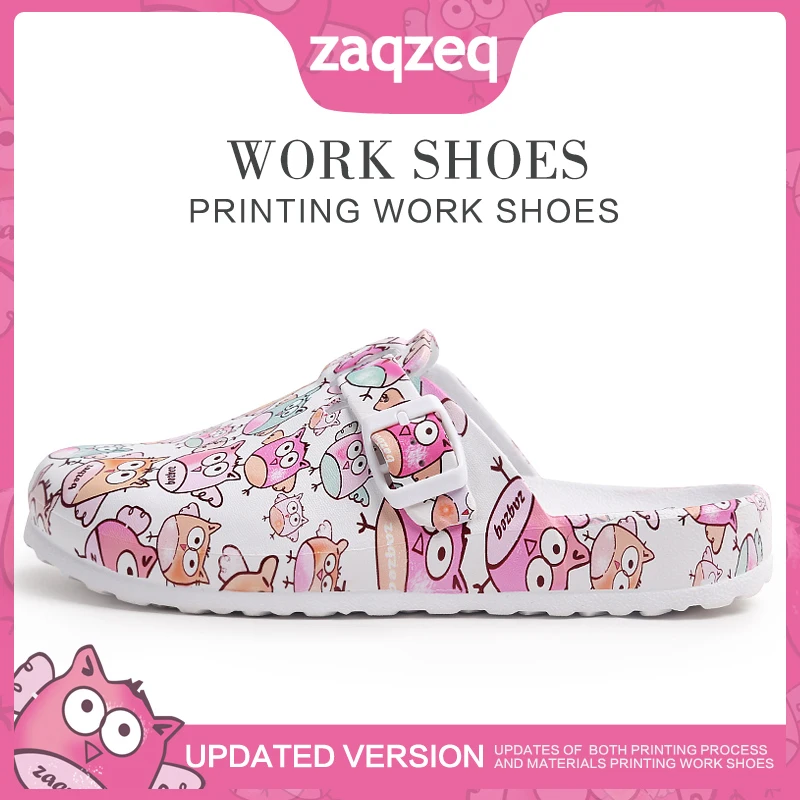 2020 Zaqzeq больница Хирургический медицинский тапочек для женщин доктор ЭВА