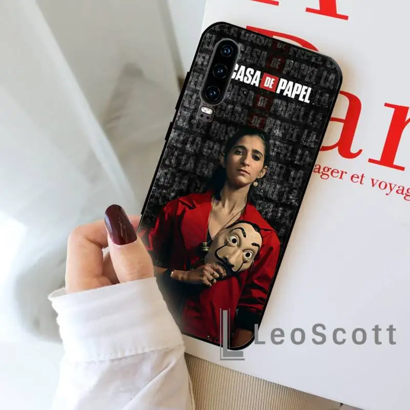 

movie star Money Heist Phone Case For Huawei honor Mate P 9 10 20 30 40 Pro 10i 7 8 a x Lite nova 5t