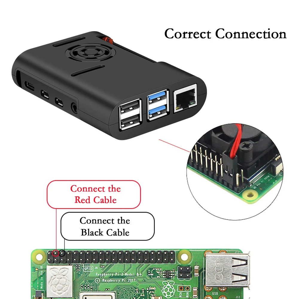 Оригинальный Raspberry Pi 4 плата 2 ГБ 8 ОЗУ + чехол вентилятор источник питания SD карта