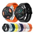 Ремешок силиконовый для наручных часов Huawei Watch 3 Pro GT 2 GT2e Honor Magic 2, браслет для Samsung Galaxy Watch Active 2, 20 мм 22 мм