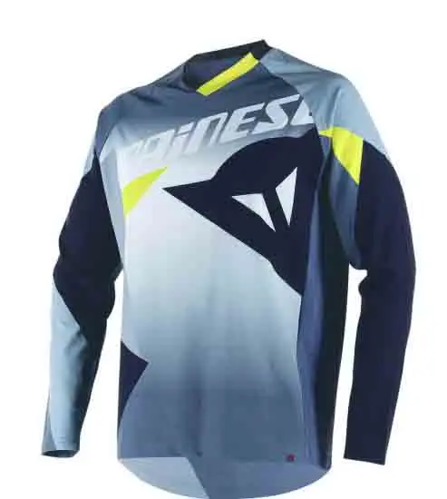 Майо ciclismo moto jersey DH moto cross Джерси для мотокросса Джерси MX MTB spexcel Off Road для горного велосипеда, для спусков mujer Jersey - Цвет: Синий
