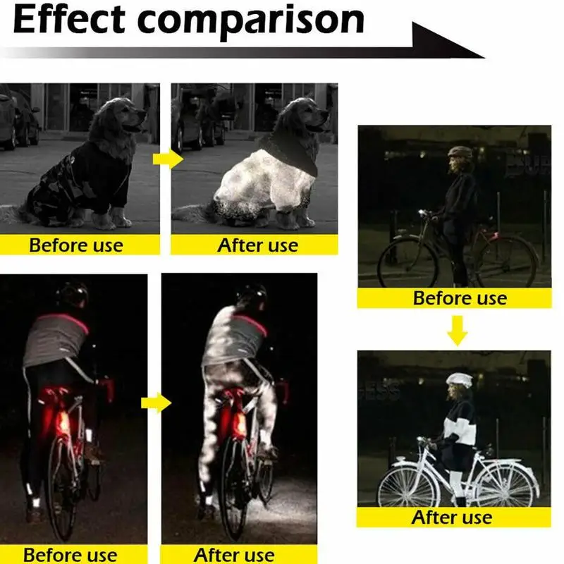 Night Reflective Spray Bike-Running Fluorescence Paint Anti-Accident Safety Mark Luminous Fluorescent Spray