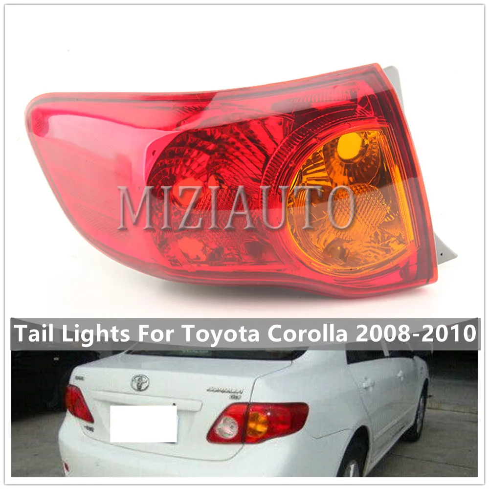 

Автомобильные внешние боковые задние фары для Toyota Corolla 2008 2009 2010 Предупреждение Тормозные Противотуманные фары, сигнал поворота, стоп светил...
