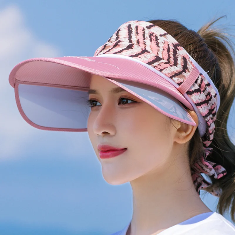 Шляпа женская с защитой от солнца Регулируемая Кепка ультрафиолета и широкими