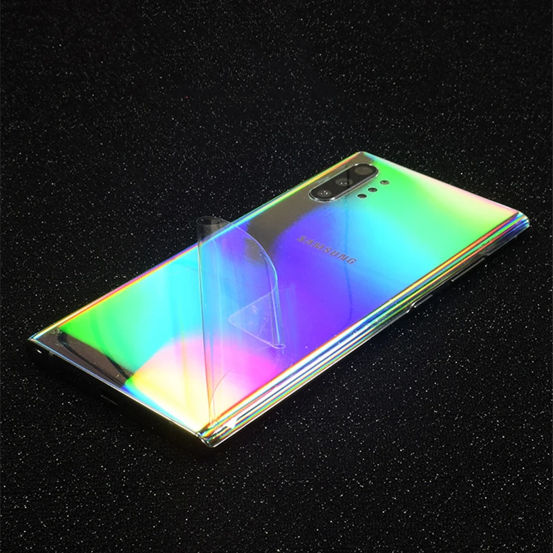 Для samsung Galaxy Note 10/10 + плюс задняя крышка из углеродного волокна/наклейка для