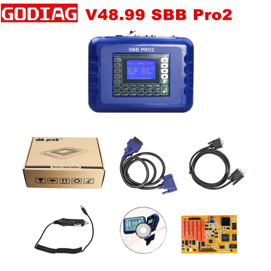 Программатор ключей V48.99 SBB Pro2 с поддержкой новых автомобилей на 2017 12 замену Pro 46 02