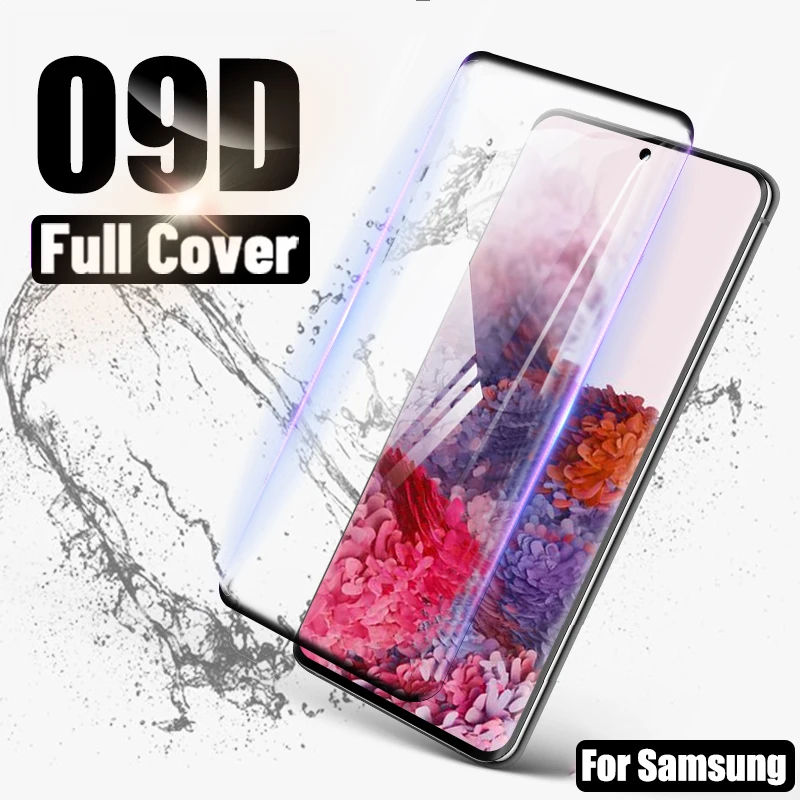 9D полное покрытие закаленное стекло для Samsung Galaxy S10 Plus S20 Ultra S10e Защита экрана Note 20 10