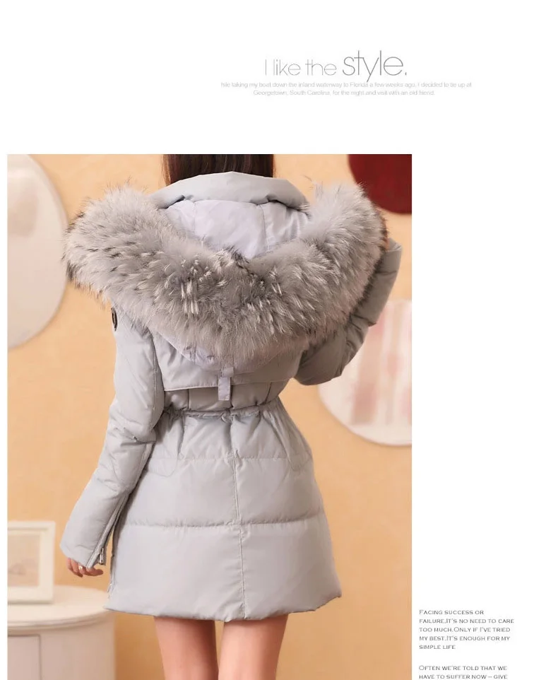 Новая модная зимняя куртка Женская Толстая стеганая длинный капюшон