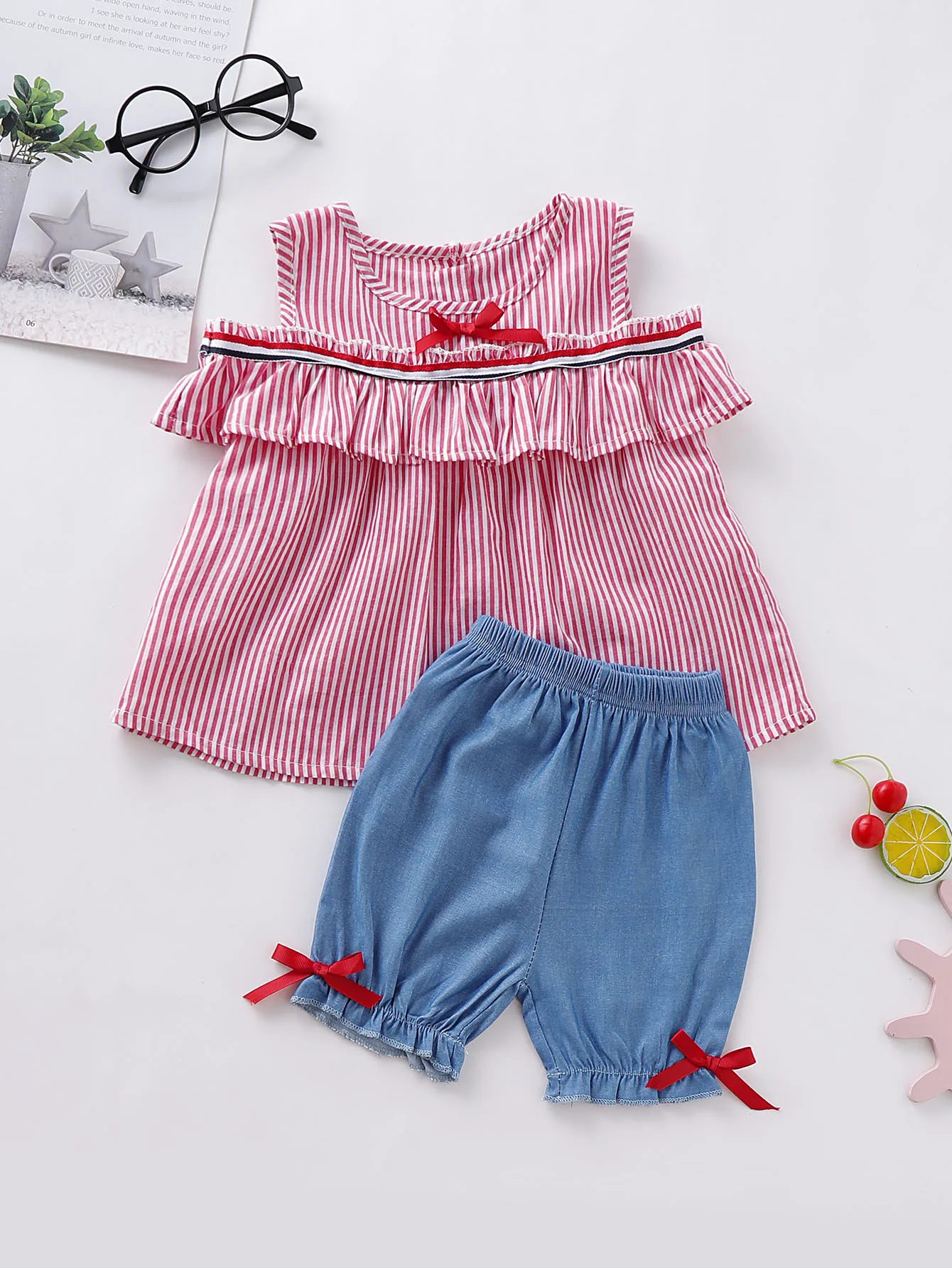 2021 новая одежда для детей ясельного возраста комплект одежды маленьких девочек