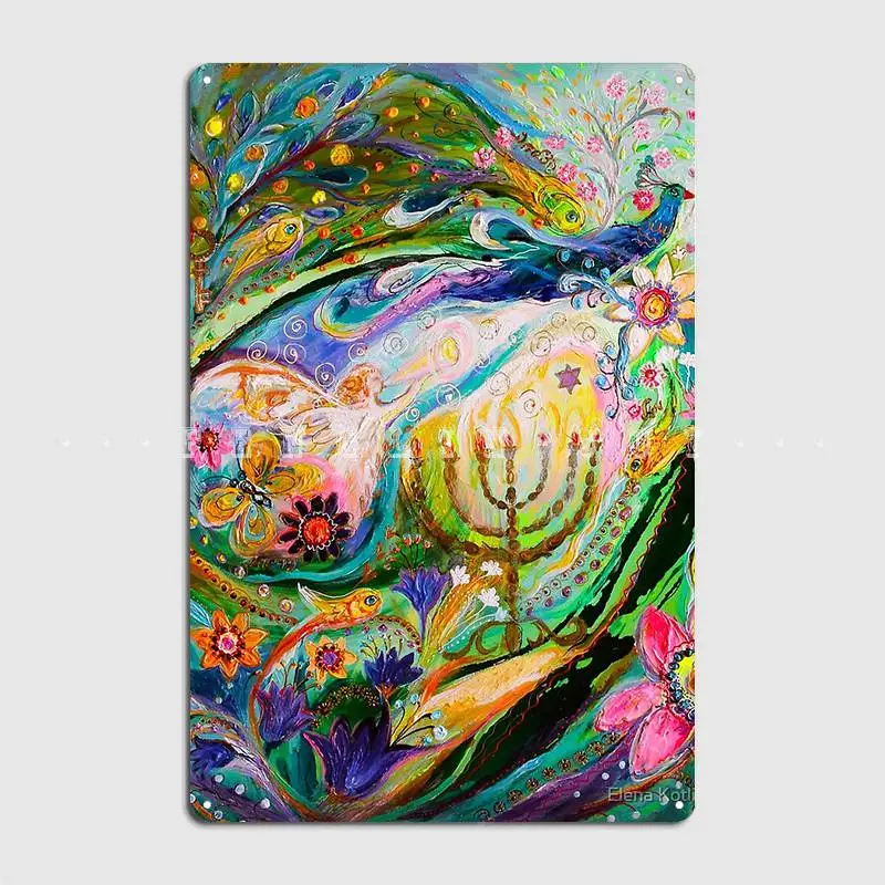 

Longing For Chagall Metal Sign Club Party Design Wall Plaque Tin Sign Poster