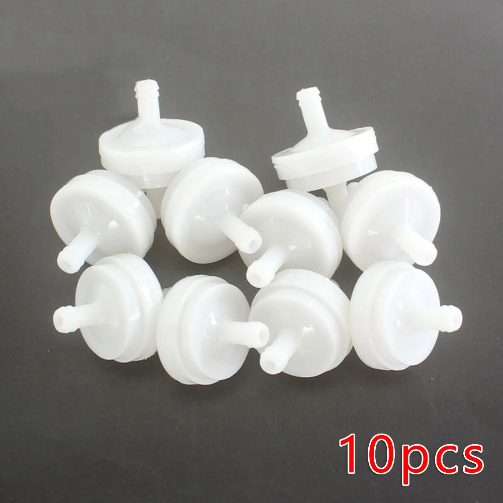 

10PCS 1/4\" Inline Fuel Gas Filter For Replace 4112 5098 394358 298090 298090S Fuel Filters Cleaning Tools