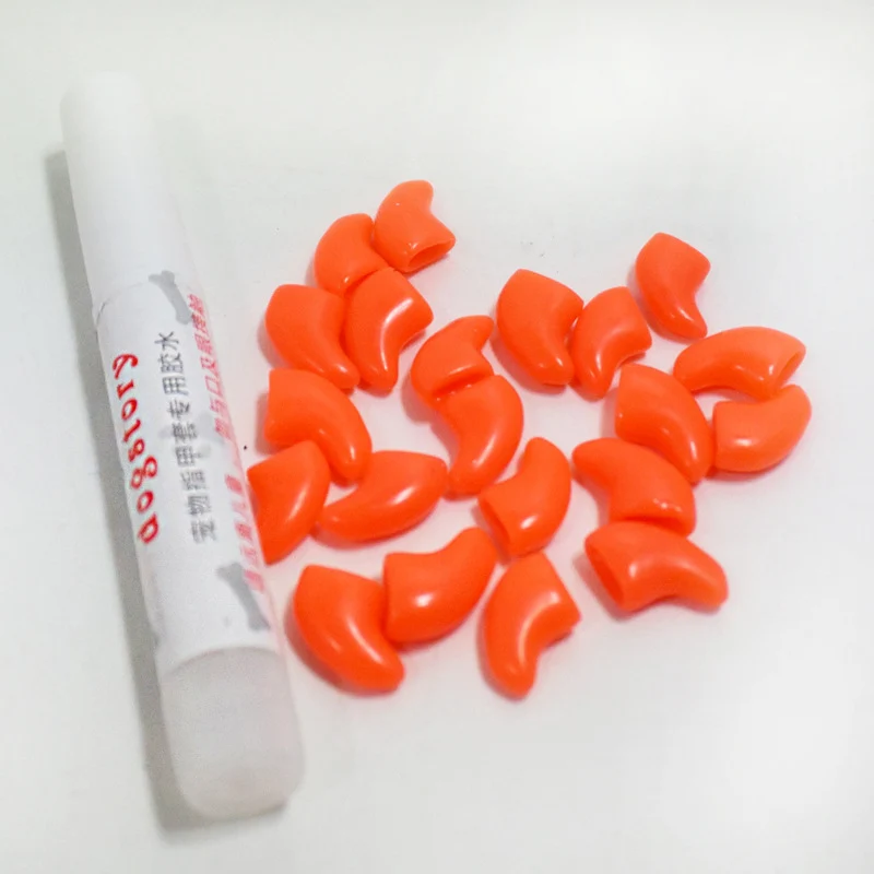 20 шт. колпачки для собак и кошек из мягкого силикона защиты от царапин лап товары