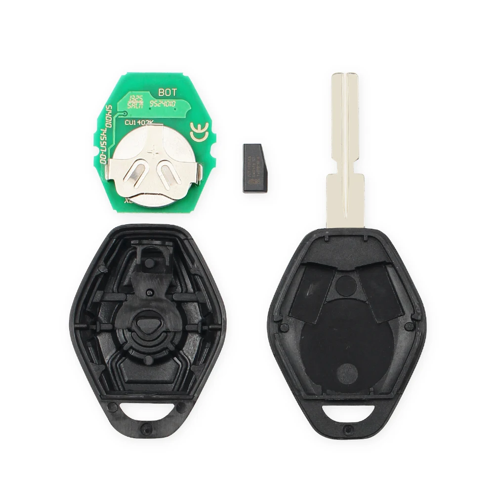 KEYYOU Replacement Remote Control Key 3 Buttons EWS System 315/433MHZ ID44 Chip HU58 For BMW 5 7 Series E38 E39 E46 | Автомобили и