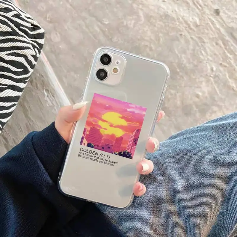 

Phone Case For iphone 12 11 8 7 6s 6 5 5s 5c se plus mini x xs xr pro max Flower Summer Pink Transparent soft