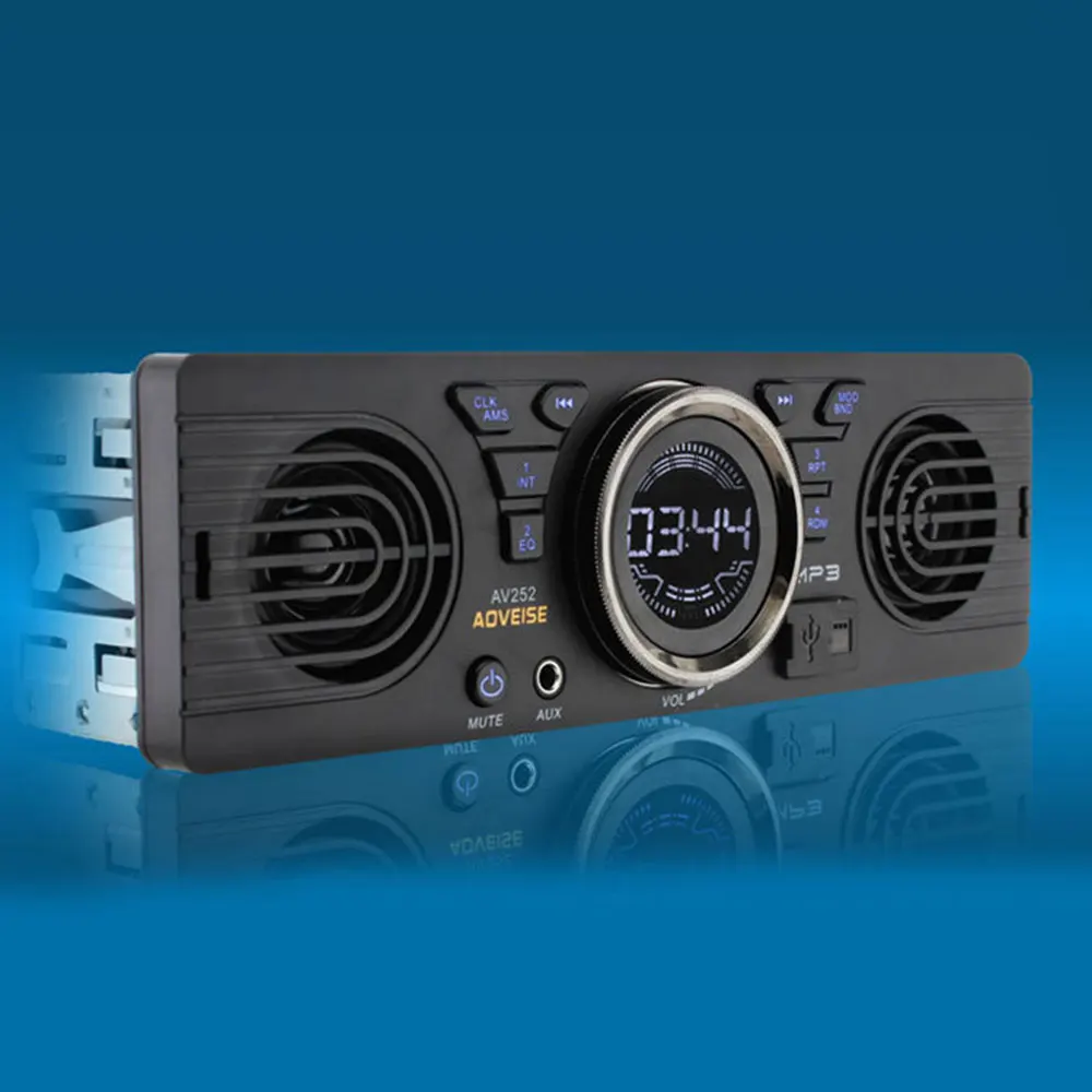 12 В автомобильный FM USB SD AUX аудио стерео AV252 радио Встроенные 2 динамика Bluetooth