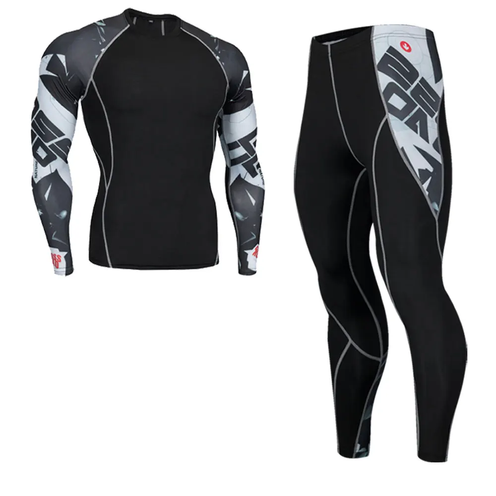 Men's Sports Suit Running Sports Male Gym Fitness Jogging Pants Quick Dry Trousers Workout Training Clothing