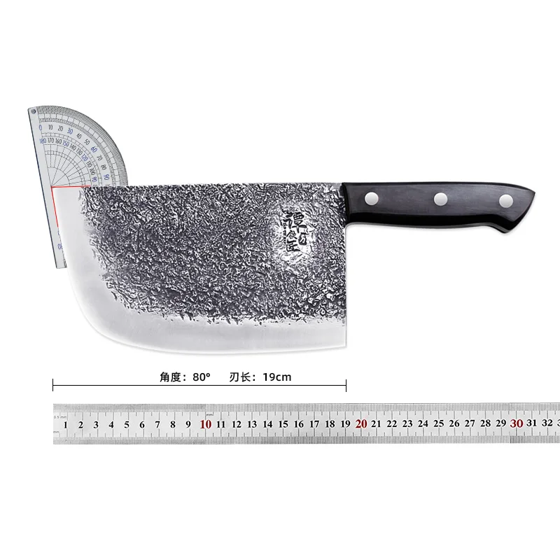 Ручной Кованый Нож для нарезки нож готовки острый Кливер мяса специальный