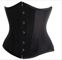 satin underbust corset gothic gorset waist slimming cincher girdle belts outwear corselet busk waisttrainer shaper plus size 6xl