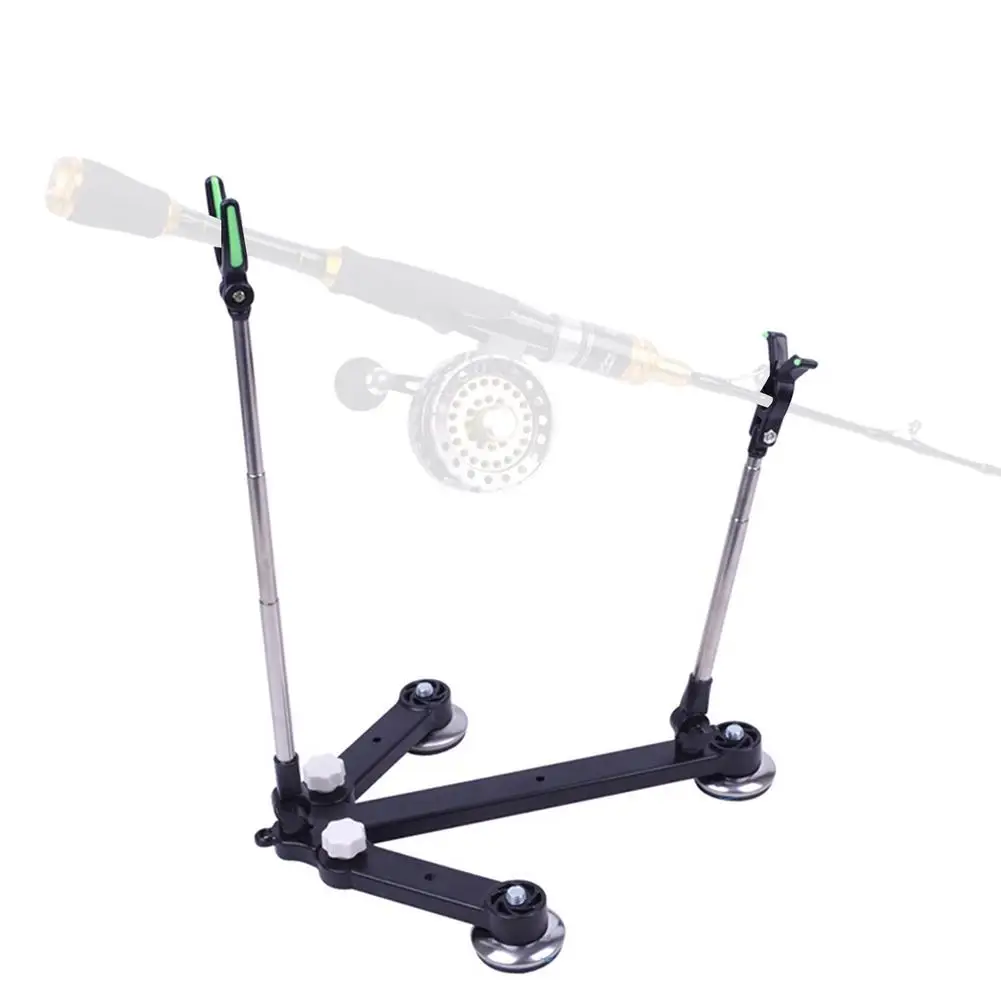 

Durable Fishing Rod Tackle Metal Holder Adjustable Pole Handle Support Stand Bracket Fish Rod Accessories