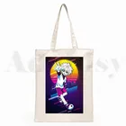 Сумка для покупок Hunter X Hunter Killua Zoldyck Baka с японским графическим мультяшным принтом, модная повседневная сумка для девочек