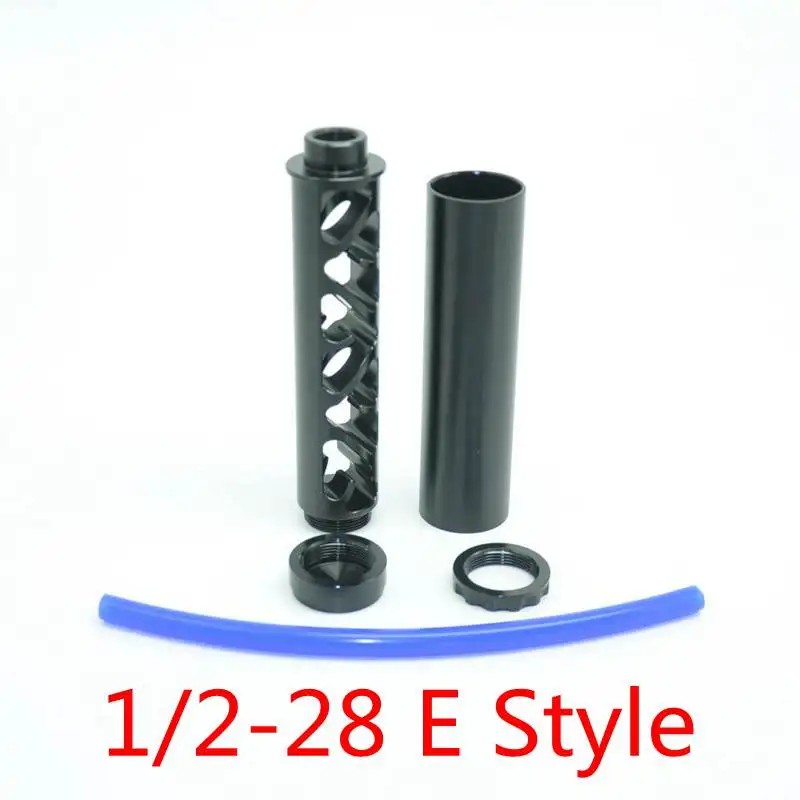 1-2-28 E Style 1" 6" алюминиевые 1/2-28 или 5/8-24 фильтры для NAPA 4003 WIX 24003 автомобильный топливный фильтр автомобильный растворитель ловушка - Цвет: 1-2-28 E Style