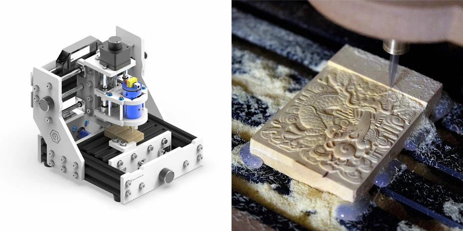 GKTOOLS CNC 1309 DIY GRBL Настольный хобби мини гравировальный станок по дереву резьба PCB фрезерная мельница резак гравер машина