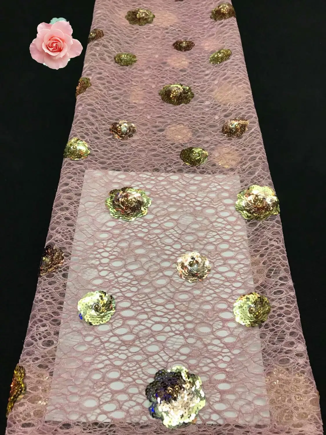 Шнур кружевная ткань дизайн 2020 нигерийский Тюль Вышивка женское кружево 5 ярдов