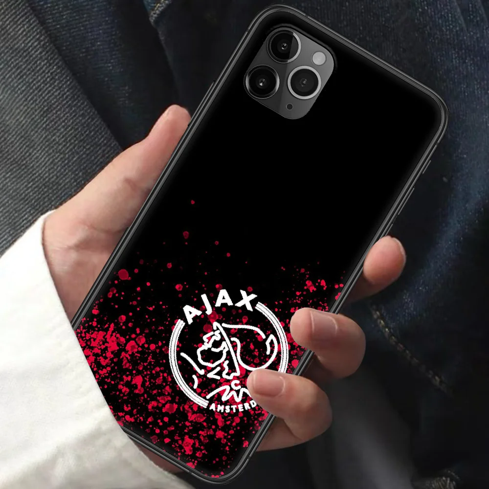

Ajax Team Hard Phone Case For Iphone 11 12 Mini PRO XR X XS MAX 6 6s 7 8 Plus 5 5s SE 2020 black Prime Trend Shell Soft Bumper