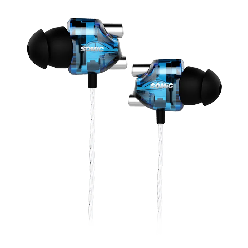 Музыкальные беруши Somic V4i Hi Fi стереогарнитура четыре единицы двойная движущаяся