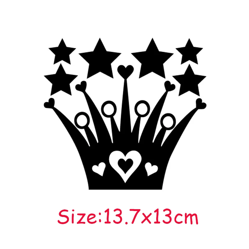 

Cute crown with little stars Light Switch Sticker Mural Art Diy Kids Room Bedroom Wall Decals Socket Sticker Home Decor