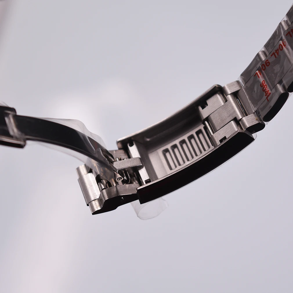 Мужские часы Bliger черно-синий циферблат керамическая рамка сапфировое стекло