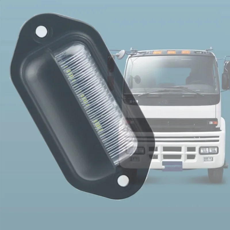 Номерной знак лампы тенты светодиодный черный Лодка Трейлер внедорожник