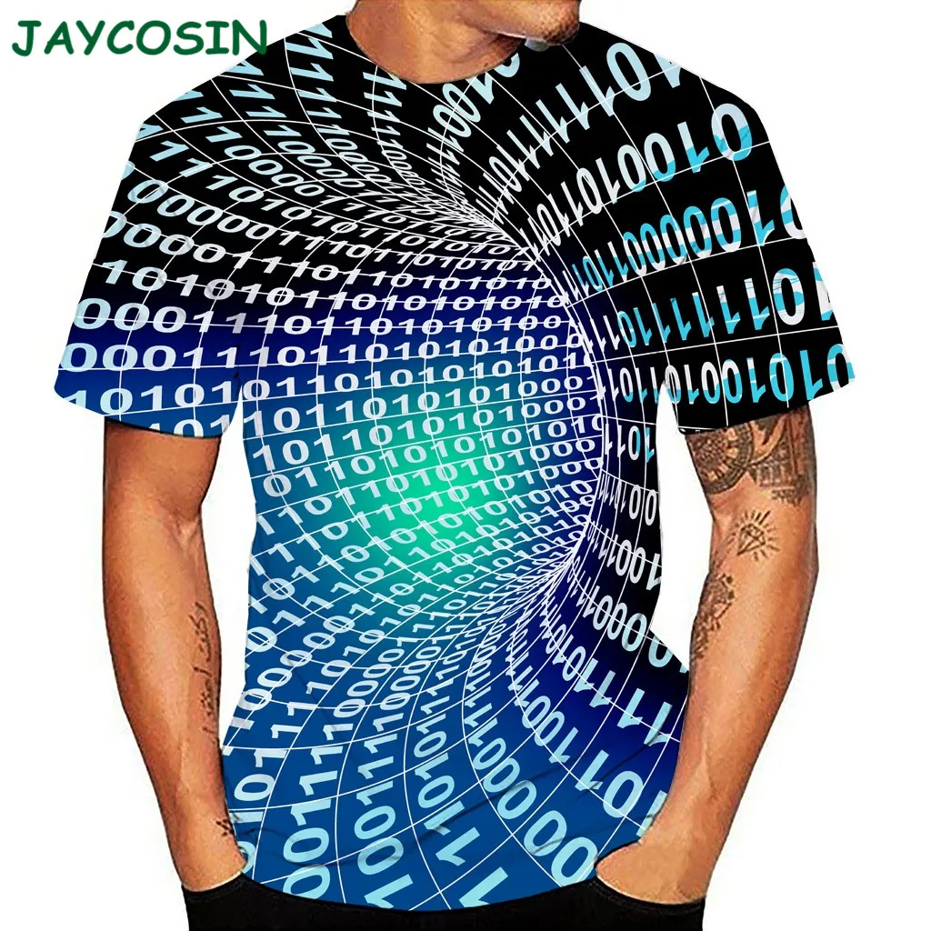 JAYCOSIN Мужская одежда 2019 Повседневная футболка с рождественским принтом пуловер