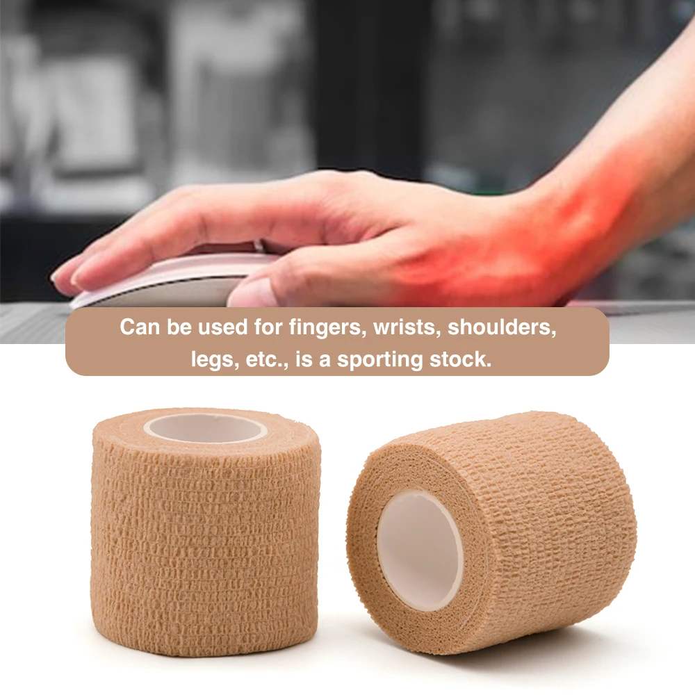 

1pc 4.5m Elasticity Bandage Sport Tape Waterproof Self Adhesive Medical Bandage Finger Plaster Nonwoven Band Aid Toe Care